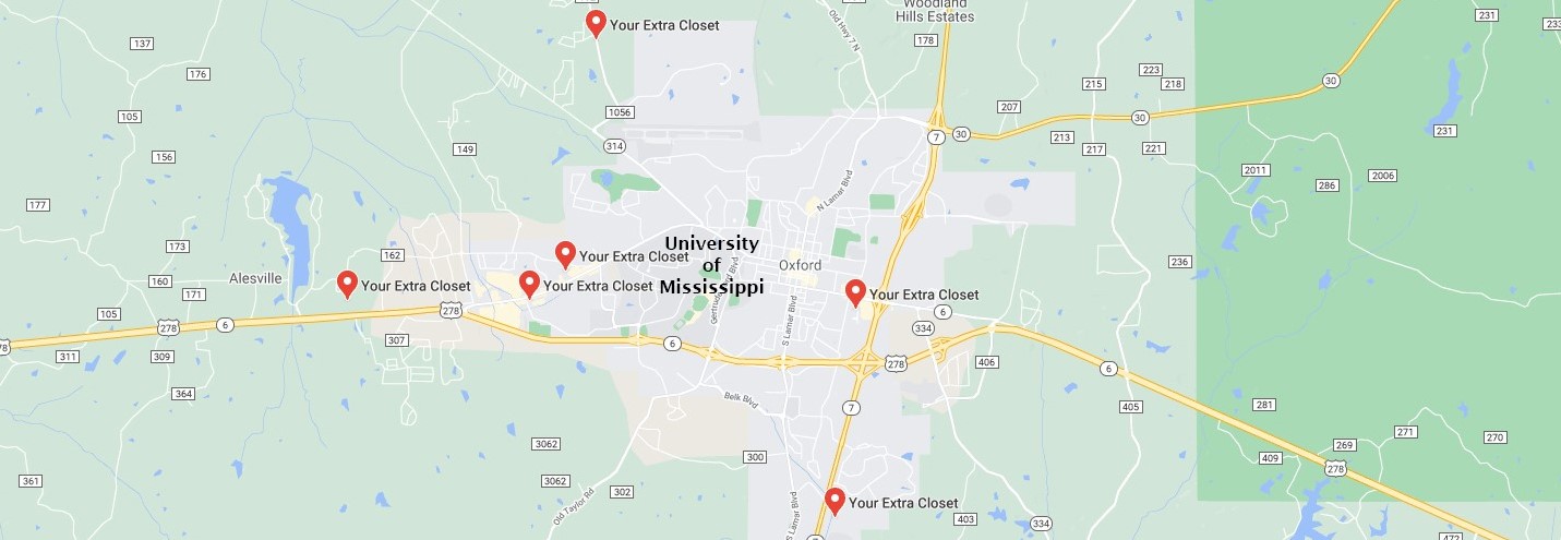 Your Extra Closet near University of Mississippi