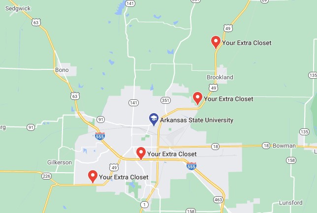 Your Extra Closet in Jonesboro AR Near Arkansas State University